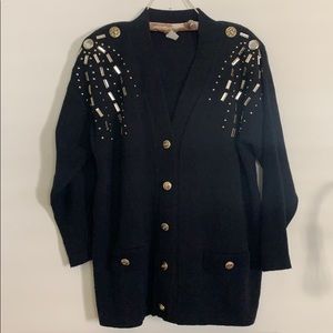 Vintage jeweled sweater